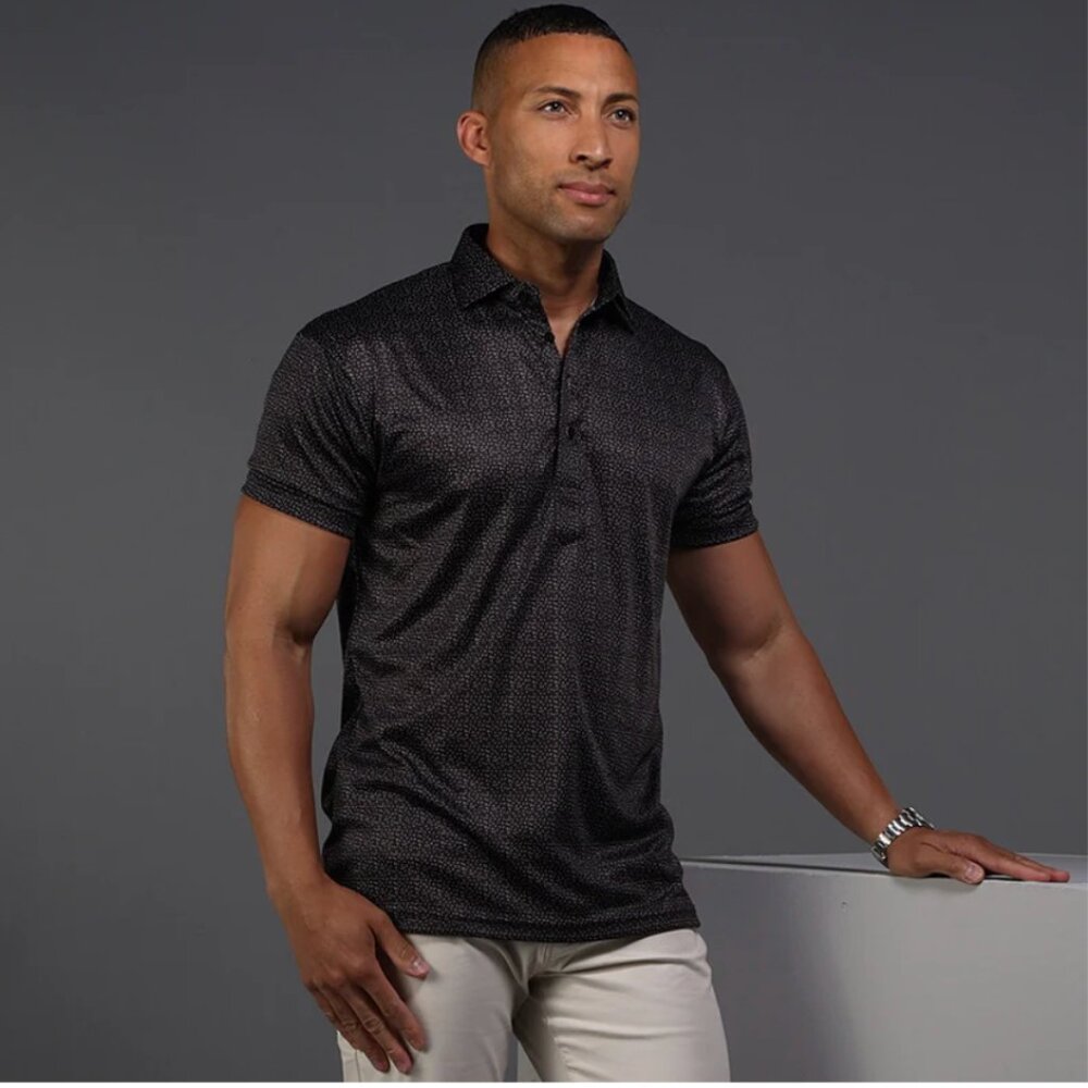 Collars & Co Polo,Semi-Spread Collar Polo Desert Sky, XL